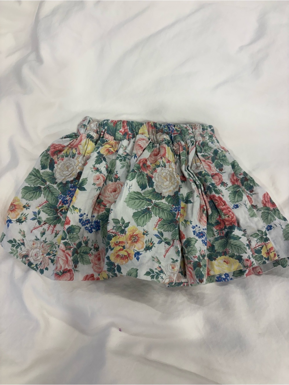 Floral Print Girls' Skirt - Multicolor